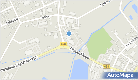 Paczkomat InPost LOS01N, Piłsudskiego 14B, Łosice 08-200