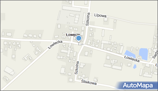Paczkomat InPost LOWE01M, Łowiecka 16, Łowęcin 62-020