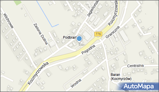 Paczkomat InPost LRA01M, Spółdzielców 1, Kocmyrzów 32-010