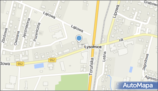 Paczkomat InPost LSM02M, Sadowa 1, Łysomice 87-148