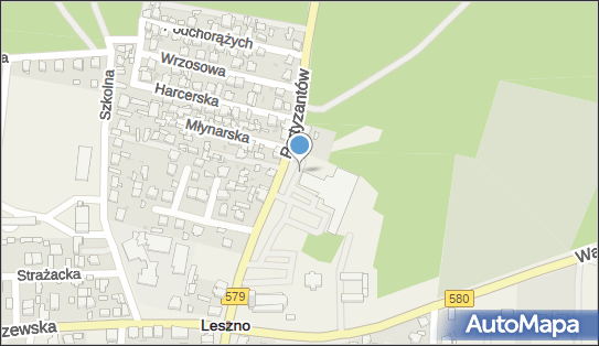 Paczkomat InPost LSZ01M, Partyzantów 2, Leszno 05-084