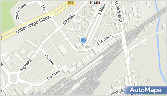 Paczkomat InPost LUB073, Plac Dworcowy 1, Lublin 20-408