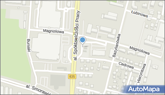 Paczkomat InPost LUB15APP, Al. Spółdzielczości Pracy 43, Lublin 20-147