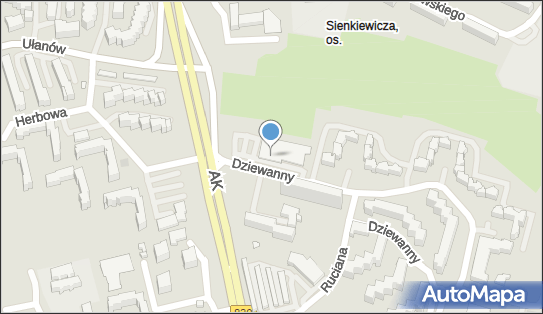 Paczkomat InPost LUB21M, Dziewanny 2, Lublin 20-539