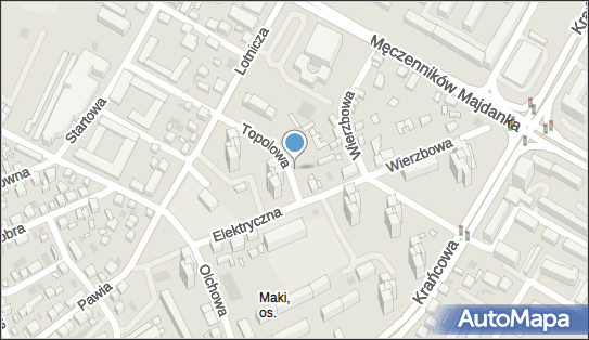 Paczkomat InPost LUB43M, Topolowa 3, Lublin 20-352