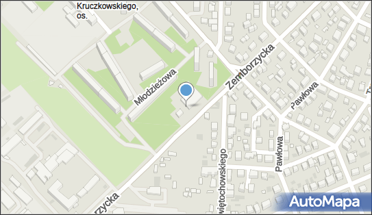 Paczkomat InPost LUB57M, Zemborzycka 29, Lublin 20-450