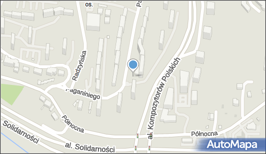 Paczkomat InPost LUB67M, Paganiniego 9, Lublin 20-850