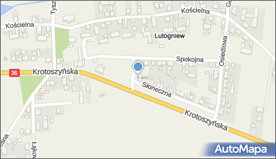 Paczkomat InPost LUGN01M, Akacjowa 2, Lutogniew 63-700