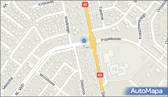 Paczkomat InPost LUK01BAPP, Wojska Polskiego 1, Łuków 21-400