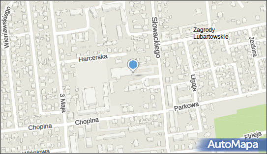 Paczkomat InPost LUR03M, Słowackiego 23, Lubartów 21-100