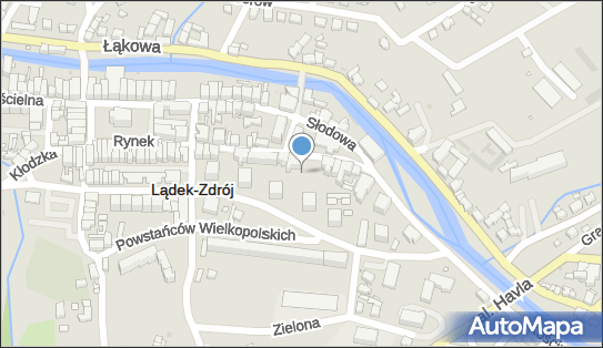 Paczkomat InPost LZD01BAPP, Ogrodowa 4A, Lądek-Zdrój 57-540