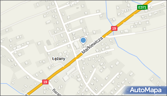 Paczkomat InPost LZY01M, Markiewicza 25, Łężany 38-423
