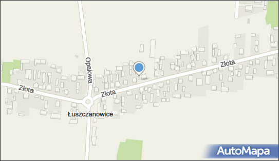 Paczkomat InPost LZZ01M, Złota 118, Łuszczanowice 97-410