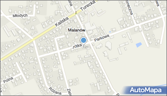 Paczkomat InPost MAA01M, Południowa 14, Malanów 62-709