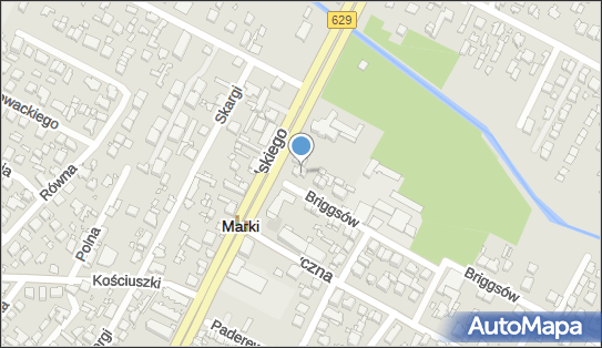 Paczkomat InPost MAR02APP, Braci Brigssów 1, Marki 05-260