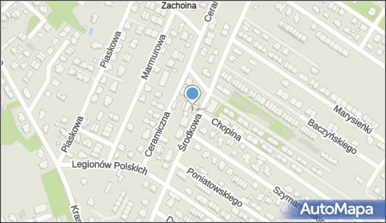 Paczkomat InPost MAR12M, Środkowa 32, Marki 05-260