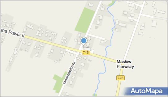 Paczkomat InPost MAS01M, Modrzewiowa 21, Masłów Pierwszy 26-001