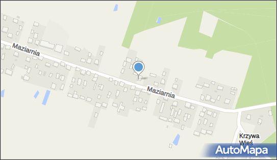 Paczkomat InPost MAZA01BAPP, Maziarnia 38, Maziarnia 37-433