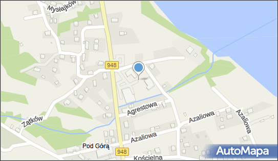 Paczkomat InPost MBI01M, Ekologiczna 4, Międzybrodzie Bialskie 34-312