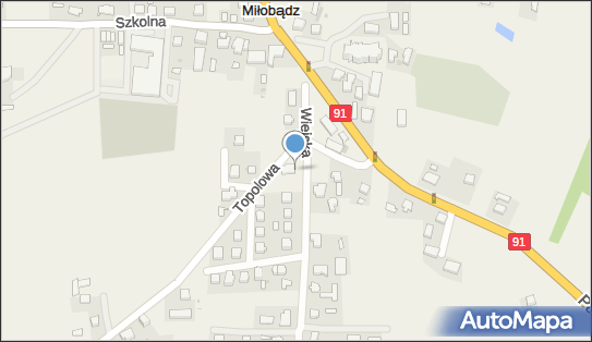Paczkomat InPost MBZ01M, Wiejska 23A, Miłobądz 83-111