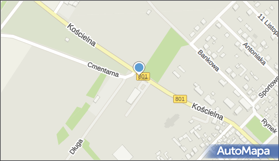 Paczkomat InPost MCJ01M, Kościelna 13, Maciejowice 08-480