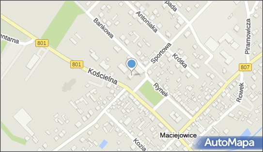 Paczkomat InPost MCJ01N, Rynek 49A, Maciejowice 08-480