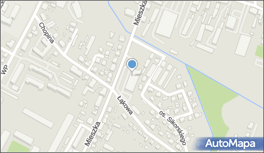 Paczkomat InPost MDY01M, Łąkowa 1, Międzyrzecz 66-300