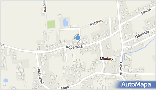 Paczkomat InPost MEA02M, Kopernika 16, Miedary 42-676