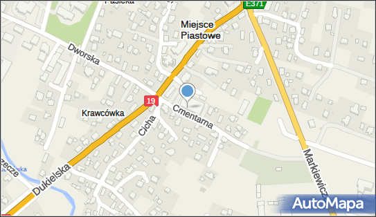 Paczkomat InPost MEP01A, Cmentarna 1-3, Miejsce Piastowe 38-430