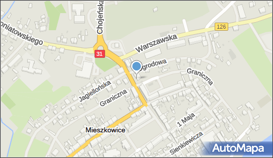 Paczkomat InPost MEZ01M, Słowackiego 16, Mieszkowice 74-505