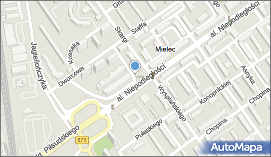 Paczkomat InPost MIE03N, Dworcowa 4, Mielec 39-300