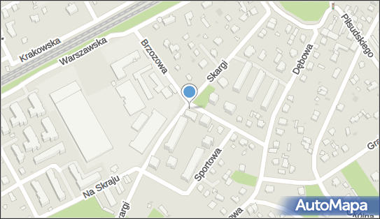 Paczkomat InPost MIL02N, Brzozowa 7, Milanówek 05-822