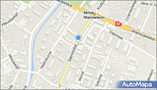 Paczkomat InPost MIM13M, Siennicka 1, Mińsk Mazowiecki 05-303