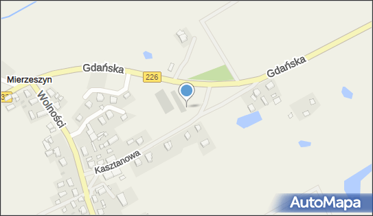 Paczkomat InPost MIRZ01BAPP, Kasztanowa 15, Mierzeszyn 83-041