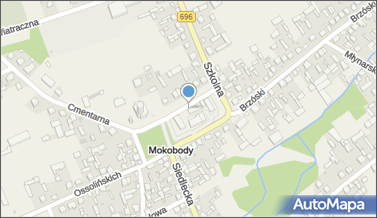 Paczkomat InPost MKO01G, Chreptowicza 28, Mokobody 08-124