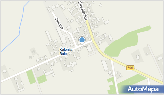 Paczkomat InPost MKO01N, Zielona 1, Mokobody 08-124