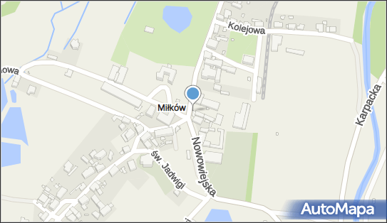 Paczkomat InPost MKV02M, Nowowiejska 49, Miłków 58-535