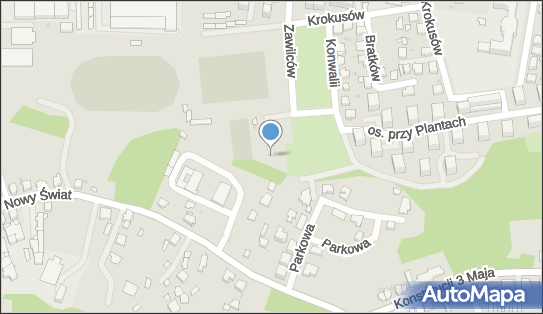 Paczkomat InPost MKW15M, Zawilców 10, Mikołów 43-190