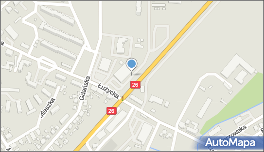 Paczkomat InPost MLB06M, Łużycka 23, Myślibórz 74-300