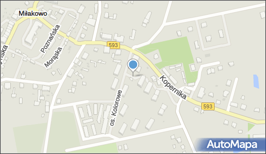 Paczkomat InPost MLK01A, os. Kolorowe 1A, Miłakowo 14-310