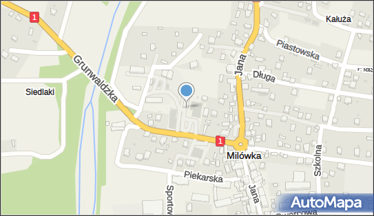Paczkomat InPost MLO01N, Grunwaldzka 10, Milówka 34-360