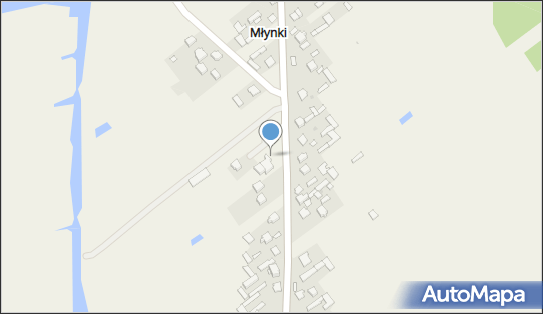 Paczkomat InPost MLYN01M, Młynki 62A, Młynki 24-130