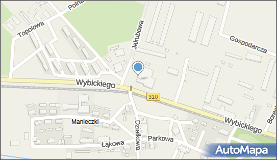 Paczkomat InPost MNC01M, Wybickiego 9, Manieczki 63-112