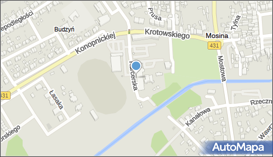 Paczkomat InPost MOS01M, Harcerska 3-5, Mosina 62-050