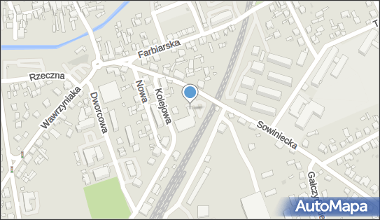 Paczkomat InPost MOS05M, Kolejowa 33, Mosina 62-050