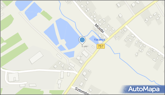 Paczkomat InPost MOT01M, Mostki 109, Mostki 28-200