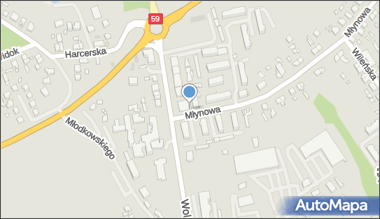 Paczkomat InPost MRG09M, Młynowa 1, Mrągowo 11-700