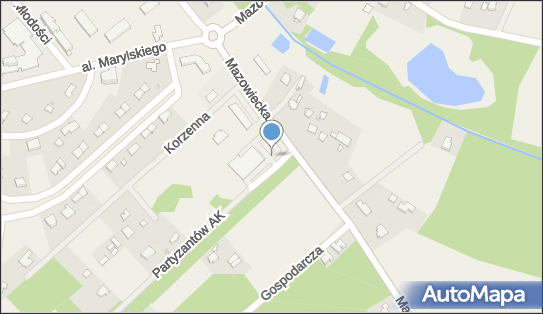 Paczkomat InPost MRY01M, Partyzantów Armii Krajowej 2/4, Marynin 05-825
