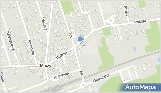 Paczkomat InPost MRZ01N, Pokoju 10/12, Mrozy 05-320