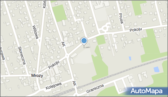 Paczkomat InPost MRZ01N, Pokoju 10/12, Mrozy 05-320